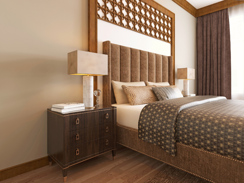como colocar cabeceira em cama box e decoração